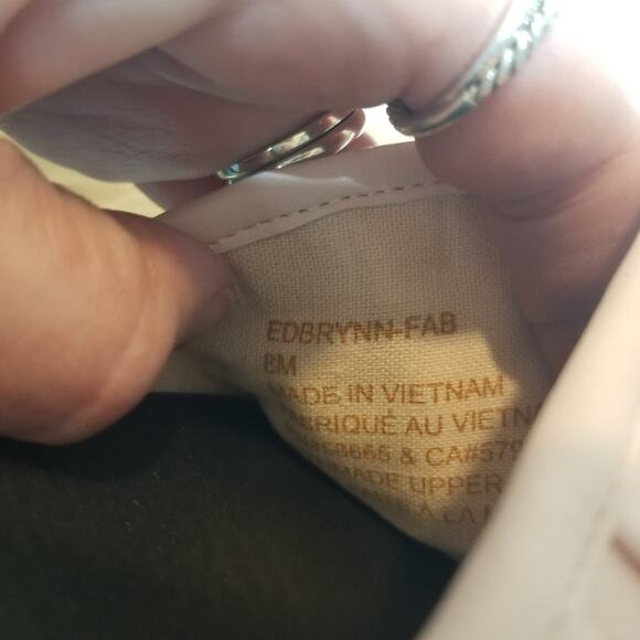 Open Edit Brynn Blush Pink Square Toe Slide Flat Sandals NWOT Size 8 - Picture 2 of 5